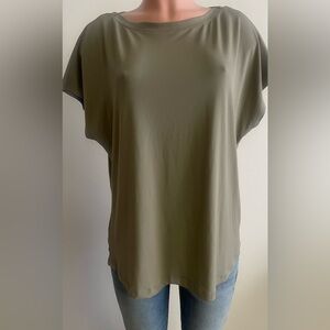 Chico's Sage Green Short Sleeve Top